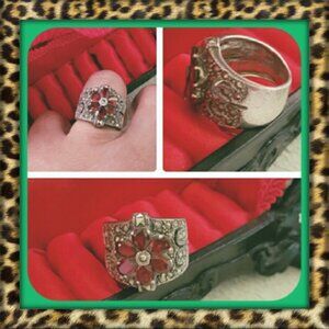 💥SPECIAL REDUCED PRICE!!! 👑Genuine Macasanite Sterling Silver Ring